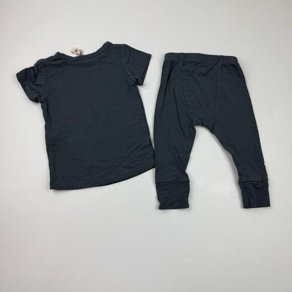 Baby sprouts Blue Top & Pants Bamboo Set - Picture 5 of 5